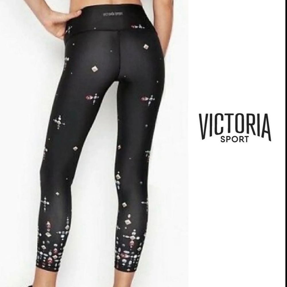 NWT Victoria's Secret Sport Jewel Leggings - Picture 3 of 8